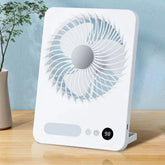 Slim Foldable Led Fan, Small Night Light Fan, Dormitory Hanging Dual Purpose Fan, Summer Mini Fan With Light